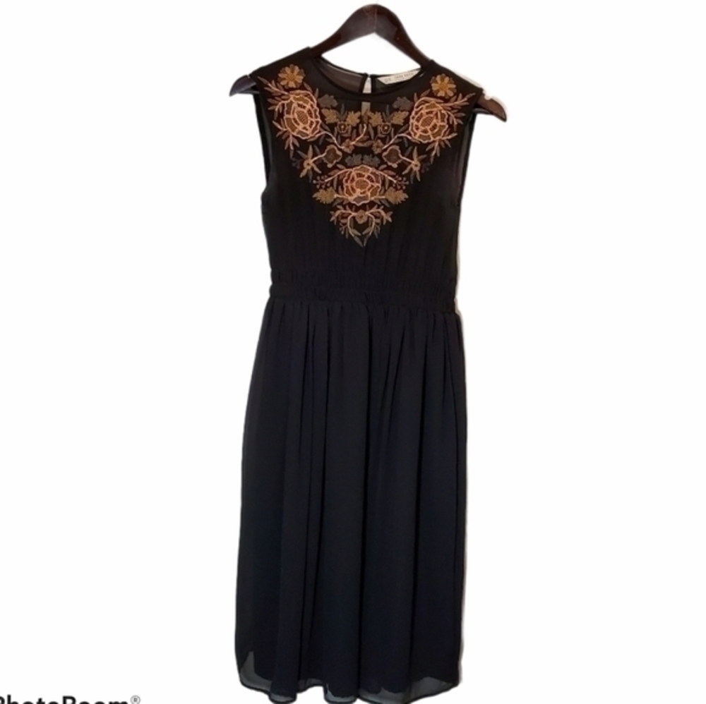 Zara Collection Black Sleeveless Dress Size XS
